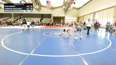 110-I lbs Consi Of 16 #2 - Jack Hudson, Stratton Trained vs Christian Vecchione, Pro-ex Wrestling Club