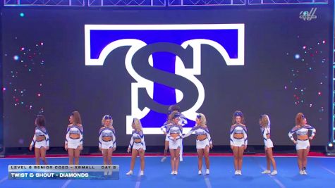Twist & Shout - Tulsa - Diamonds [2026 L6 Senior Coed - XSmall Day 2] 2026 NCA All-Star National Championship