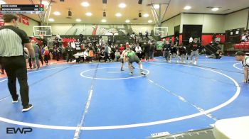 157 lbs Final - Bode Harris, Bishop Kelley vs Devon Mannon, Gore Public Schools