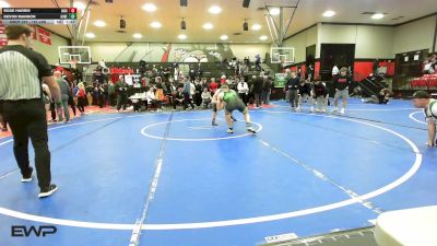 157 lbs Final - Bode Harris, Bishop Kelley vs Devon Mannon, Gore Public Schools