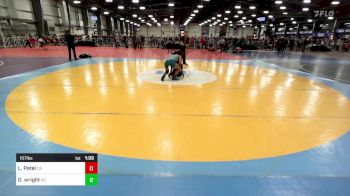 107 lbs Round Of 64 - Leilah Patel, CA vs Omarzria (Ria) Wright, NC