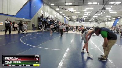 108 lbs Cons. Round 4 - Wesley Jackson, Syracuse vs Krue Holman, Wasatch Wrestling Club