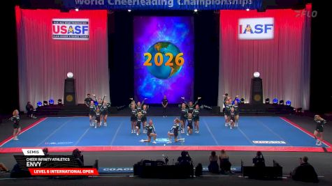 Cheer Infinity Athletics - Envy [2026 L6 International Open Semis] 2026 The Cheerleading Worlds