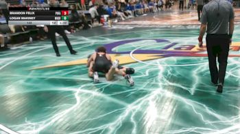 133 lbs Round 3 (4 Team) - Brandon Felix, Post Falls, ID vs Logan Makiney, Washington, IL