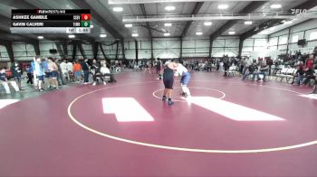 285 lbs Round 4 (8 Team) - Gavin Calveri, Timpanogos B vs Ashkee Gamble, South Sevier