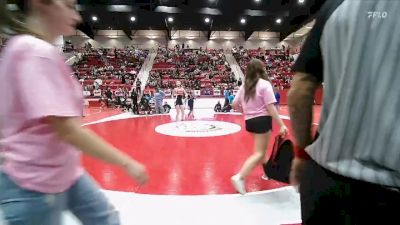 JH 110 lbs Champ. Round 1 - Kaley Perkins, EISENHOWER vs Journey Reid, CACHE