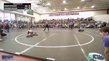 55 lbs Consi Of 4 - Kreed Richards, Rough Riders vs Chapman Butler, Mannford Pirate Youth Wrestling