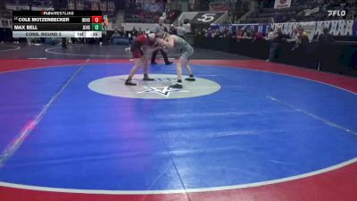 7A 150 lbs Cons. Round 2 - Cole Motzenbecker, Dothan HS vs Max Bell, James Clemens HS