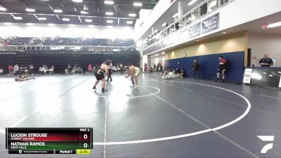 285 lbs Cons. Round 3 - Nathan Ramos, West Hills vs Lucion Strouse, Chabot College