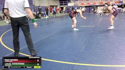 149 lbs Quarterfinal - Lucas Jagodzinske, Augsburg vs Kale Hansen, Upper Iowa