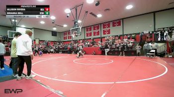 110 lbs Round Of 16 - Allison Rivera, McAlester vs Brianna Bell, Dewar HS Girls