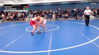 174 lbs Champ. Round 1 - Chris Mapp, Newman vs Coy Gunderson, Augustana (SD)