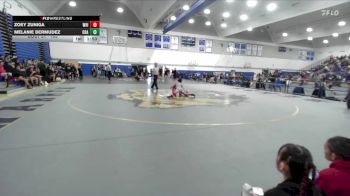 105 lbs Champ. Round 1 - Zoey Zuniga, Whittier vs Melanie Bermudez, Orange