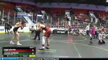 170 lbs Round 1 (4 Team) - Mason Gardner, Brighton Black vs Gabe Walter, Linden