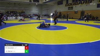 109 lbs Round Of 16 - Michael Kowalski, Layton (UT) vs Anthony Garza, Clovis