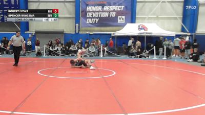 125 lbs Cons. Round 3 - Spencer Buscema, Roger Williams vs Robert Lyons, Norwich