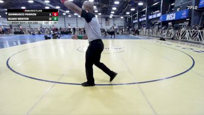 220 lbs Round Of 64 - Gianmarco Padron, FL vs Elijah Weston, SC