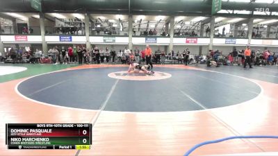 100-111 lbs Quarterfinal - Niko Marchenko, Cohen Brothers Wrestling vs Dominic Pasquale, Izzy Style Wrestling