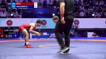 57 kg Repechage #2 - Qingkan Xie, China vs Maxwell Gallagher, United States