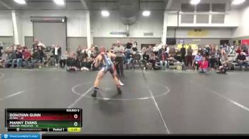 120 lbs Round 5 (6 Team) - Manny Evans, Virginia Predator vs Donovan Gunn, NCWAY