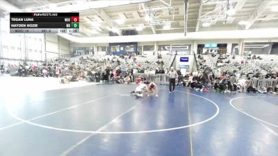 102 lbs Quarterfinals (8 Team) - Hayden Nozie, Mat Demons vs Tegan Luna, Warriors Of Christ