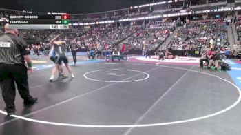 285-2A Quarterfinal - Travis Gill, Cedaredge vs Garrett Rogers, Burlington