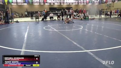 120 lbs Cons. Semi - Mitchell Schmauss, Immortal Athletics WC vs Tommy Booth, Moen Wrestling Academy