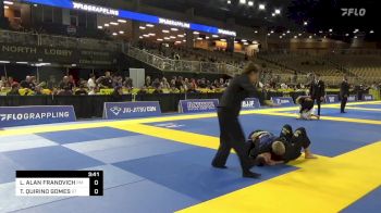 LANDON ALAN FRANOVICH vs THIAGO QUIRINO GOMES 2024 Pan Kids Jiu-Jitsu IBJJF Championship