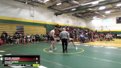 138 lbs Champ. Round 1 - Ethan DeTray, Oak Harbor vs Dylan Jackson, River Valley (bidwell)