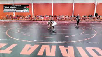 184 lbs Cons. Semi - Cameron Carter, Lourdes University vs David VanDaele, Rochester Christian University