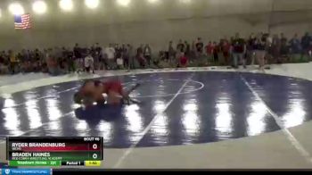 129 lbs Champ. Round 1 - Braden Haines, Red Cobra Wrestling Academy vs Ryder Brandenburg, WCHS
