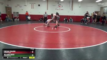 175 lbs 9th Place Match - Blaine Rees, Washington vs Micah Zaugg, Burlington