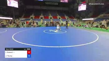 100 lbs Consi Of 4 - Isaac Stewart, Montana vs Jaymz Young, Illinois