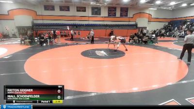 184 lbs Semifinal - NIall Schoenfelder, Wisconsin-Eau Claire vs Payton Geigner, North Central (IL)