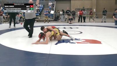 100 lbs Semis - Beau Junge, MTC - MANTANONA TRAINING CENTER vs Dale Montemurro, B.A.M. Training Center