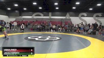 112 lbs Round 1 (8 Team) - Lincoln Robideau, Minions Black (GA) vs Joshua Sheets, CP Wrestling Academy