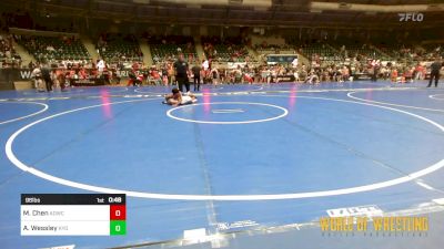 96 lbs Consi Of 8 #2 - Mitchell Chen, ADWC vs Adin Wessley, Kansas Young Guns