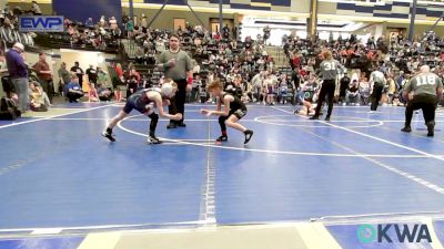 49 lbs Consi Of 8 #2 - Cashin Flying Out, Mustang Bronco Wrestling Club vs Beau Bloyed, Carl Albert Little League