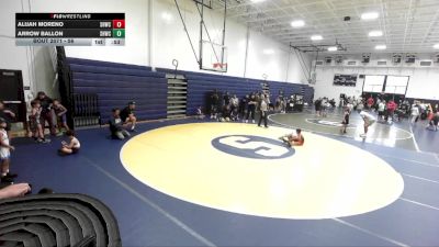 56 lbs Quarterfinal - Arrow Ballon, Savage House Wrestling Club vs Alijah Moreno, Socal Hammers Wrestling Club