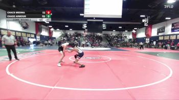 120 lbs Cons. Round 2 - Chase Armour, Pacifica/GG vs Chace Medina, Tesoro