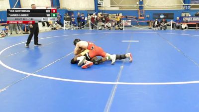 149 lbs Cons. Semi - Ike Guttentag, Wesleyan (ct) vs James Linder, Western New England