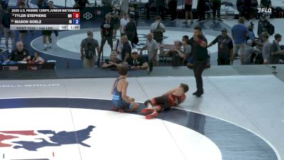 144 lbs 3rd Place Match - Tyler Stephens, Maryland vs Mason Goelz, Indiana