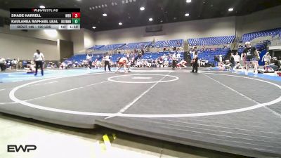 120 lbs Rr Rnd 4 - Shade Harrell, Mighty Bluebirds vs Kaulahea Raphael Leal, Jflo Trained