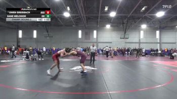 184 lbs Champ. Round 2 - Dane Melchior, Coe vs Owen Greisbach, Augsburg