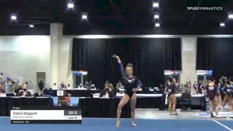 Claire Stippich - Floor, Salto Gym #1040 - 2021 USA Gymnastics Development Program National Championships