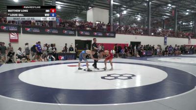 57 kg Champ. Rd Of 64 - Matthew Long, Beaver Wrestling Club vs Louis Gill, West Virginia Regional Training Center