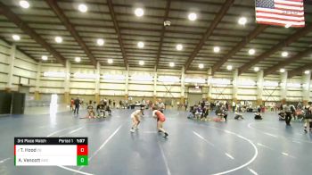 120 lbs 3rd Place Match - Taylor Hood, 208 Badgers vs Addyson Vancott, Stallions Wrestling Club