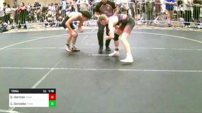 132 lbs Round Of 16 - Glade Harman, Champions WC vs Carson Gonzalez, Team So-Cal WC