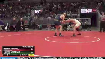 285 lbs 7th Place Match - Hunter Whitenack, New Prairie vs Ashton Hartwell, Columbus East