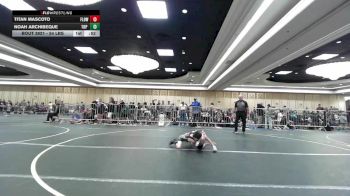 54 lbs Quarterfinal - Titan Mascoto, Flow Wr Ac vs Noah Archibeque, Top Rank Hammers